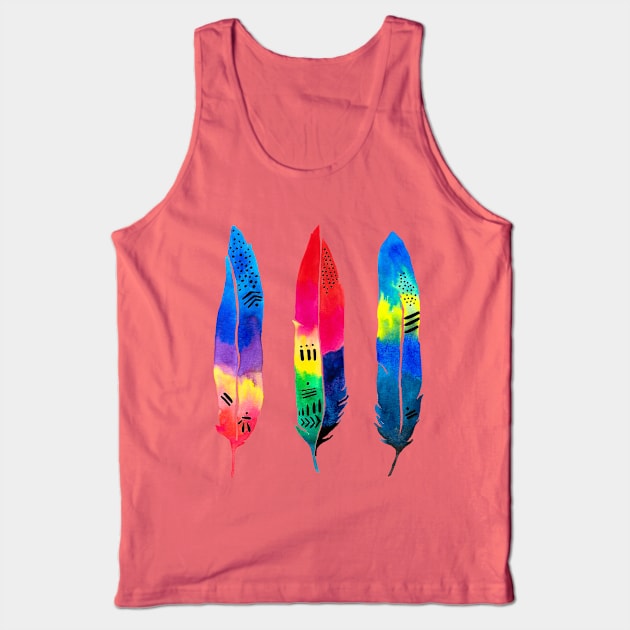 Tropical Quills Tank Top by AmayaBrydon